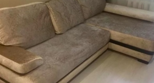 Перетяжка дивана на дому. Крымская
