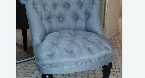 Обшивка стула на дому. Крымская